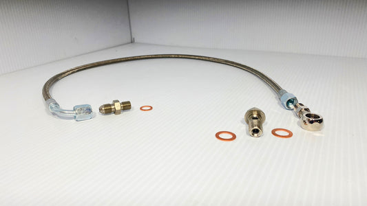 -4an Oil Feed Hose For 1KZ Top Mount Turbo Kit