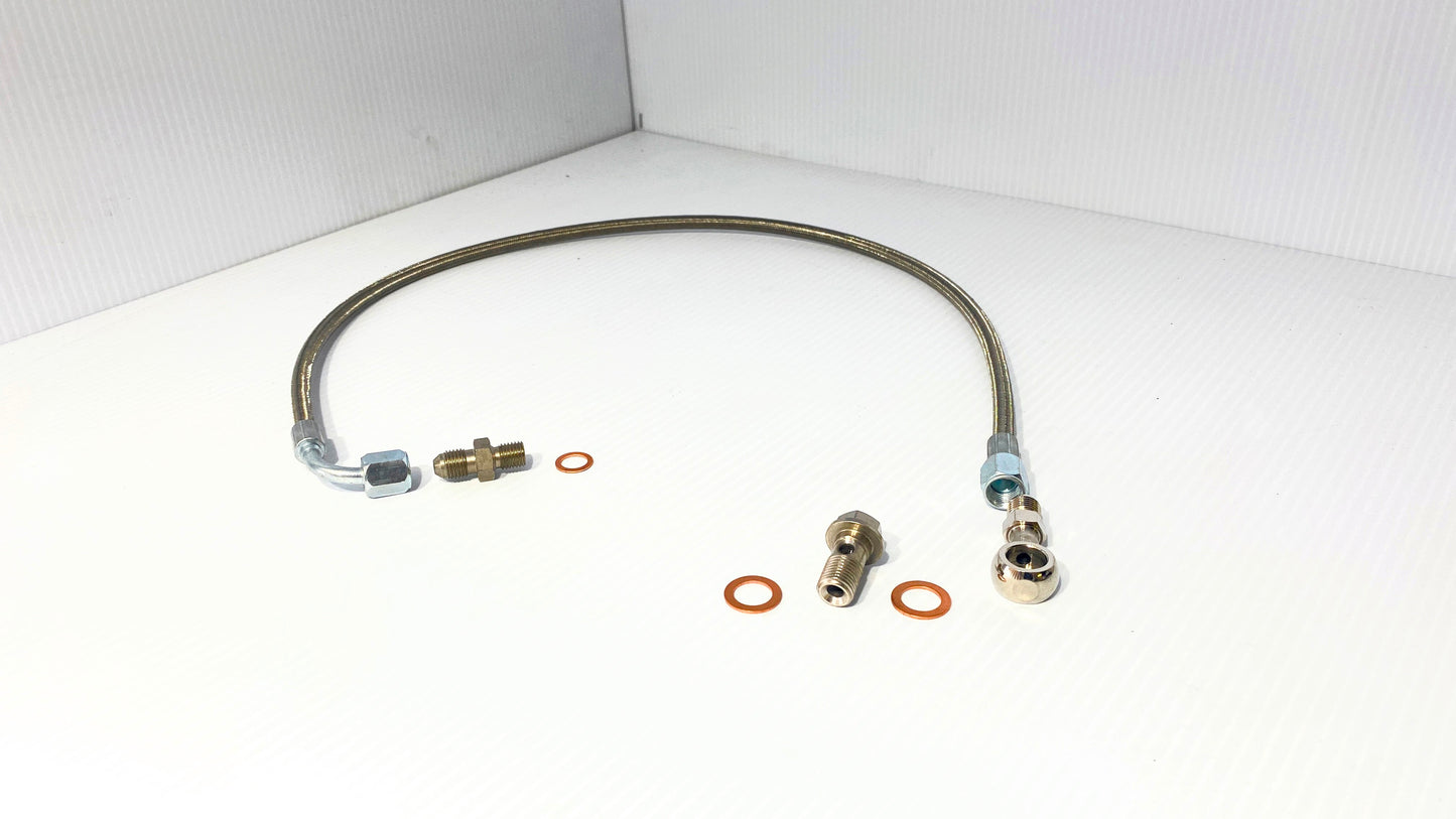 -4an Oil Feed Hose For 1KZ Top Mount Turbo Kit