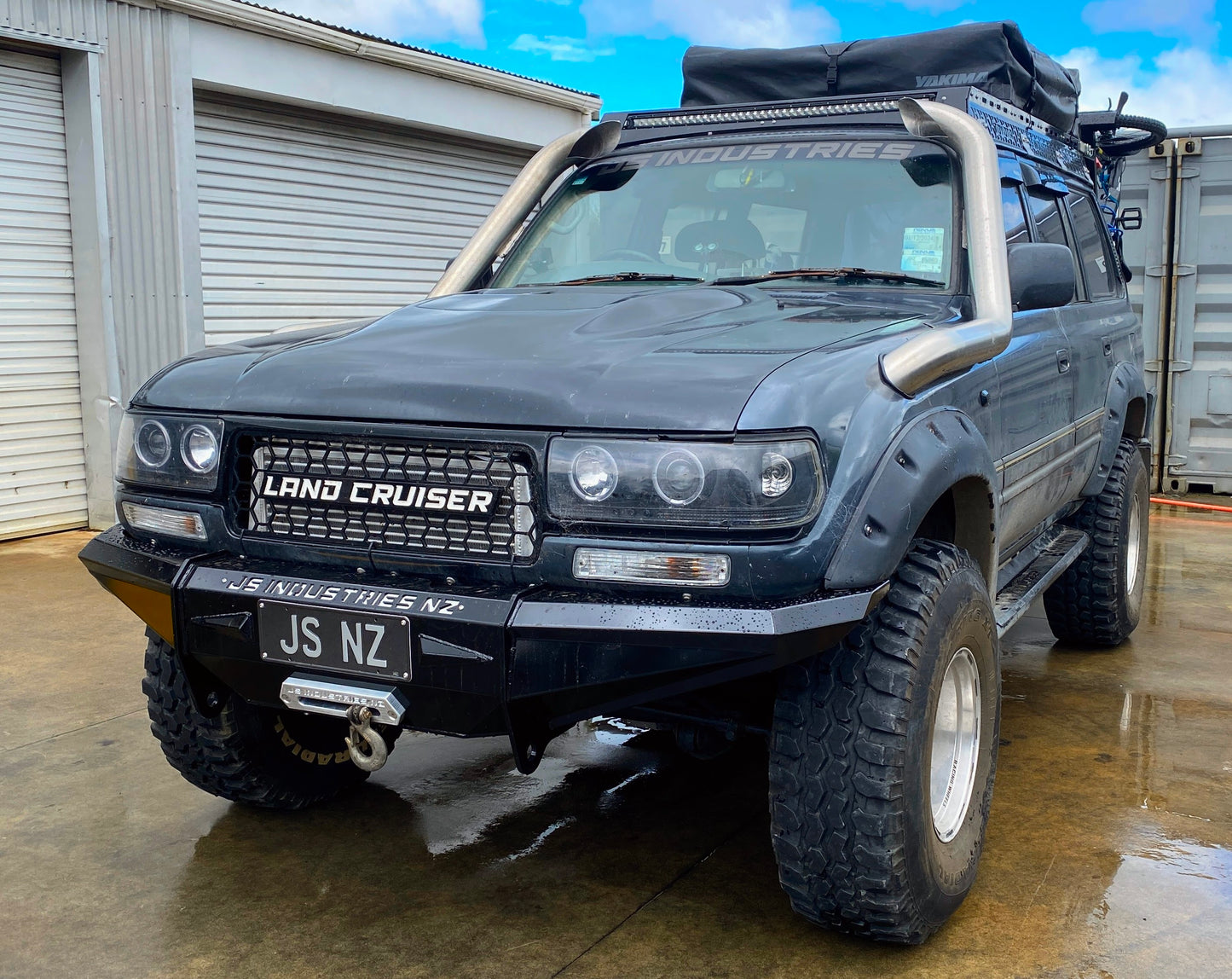 80 Series Landcruiser Front Bar Fabrication Drawing Kit.