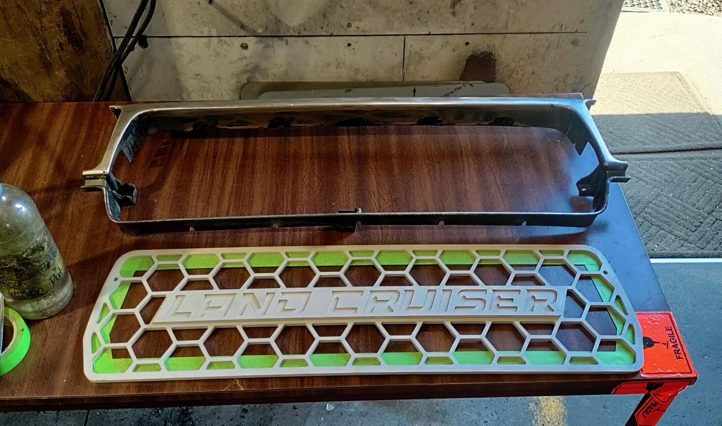Custom Made 80 Series Landcruiser Aluminum Grill Inserts