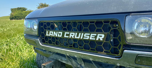 Custom Made 80 Series Landcruiser Aluminum Grill Inserts