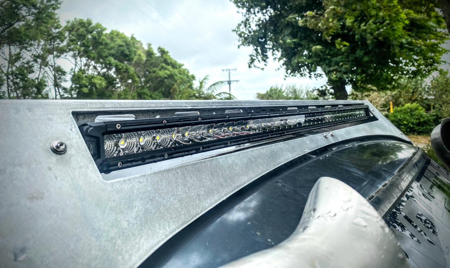 80 Series Toyota Landcruiser Low Profile Aluminum Roof Rack.